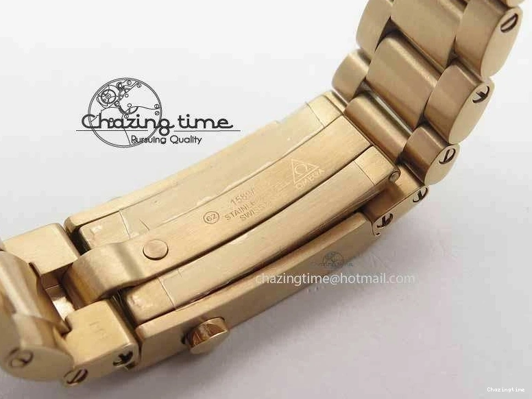 1221 Efficient Planet Ocean GMT 43.5mm RG V6F 1:1 Best Edition Black Dial On RG Bracelet A 8182